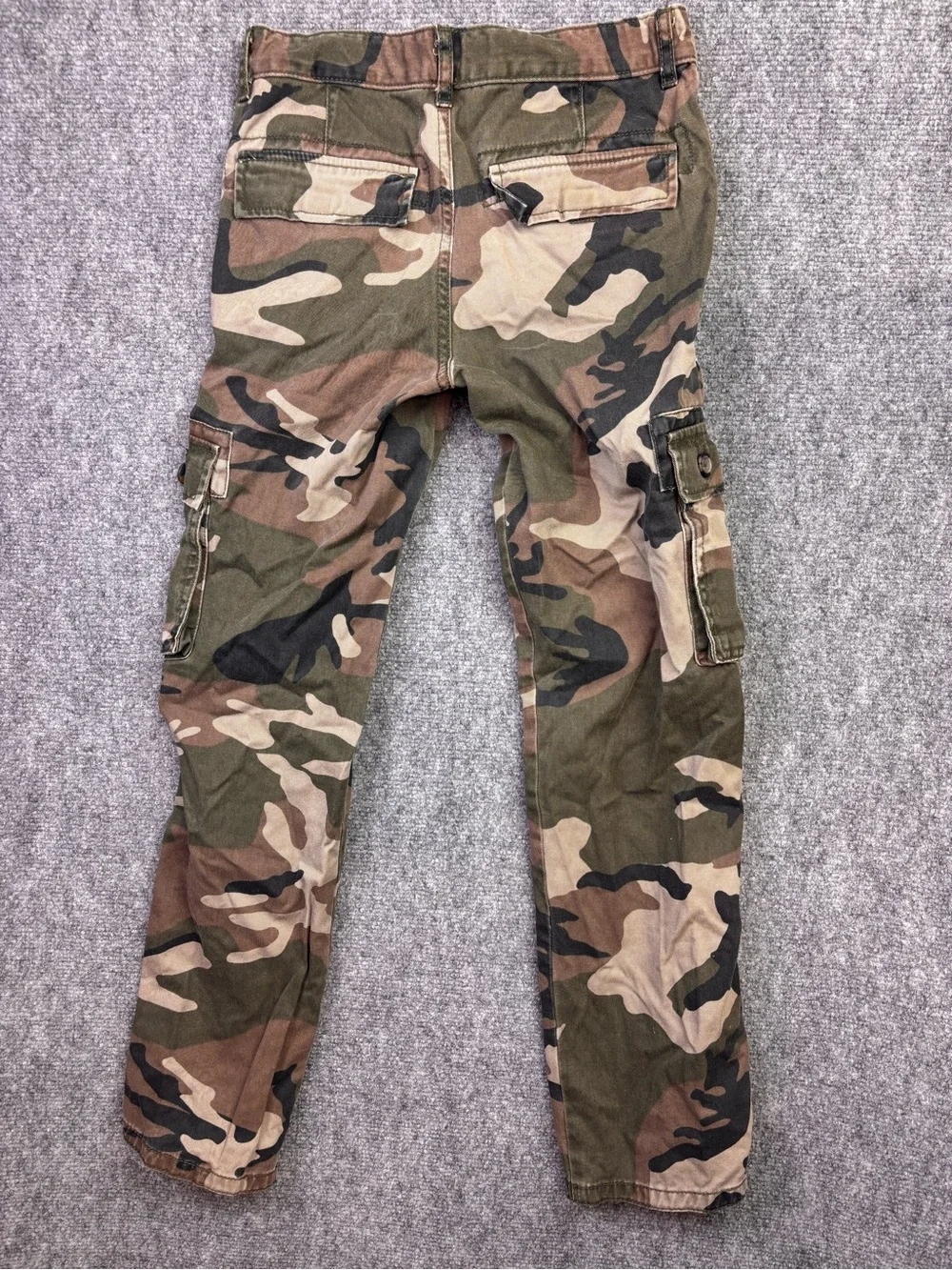 Old Navy Boys Camo Cargo Pants Size 12 Adjustable Waist